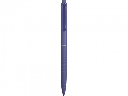 Ручка пластиковая soft-touch шариковая Plane, синий