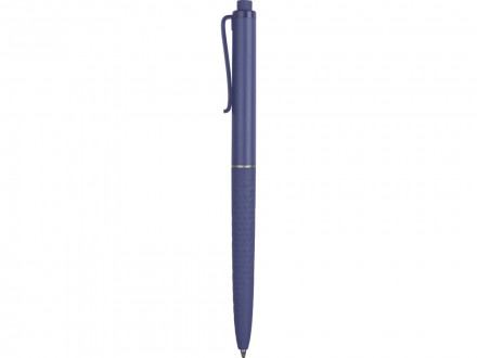 Ручка пластиковая soft-touch шариковая Plane, синий