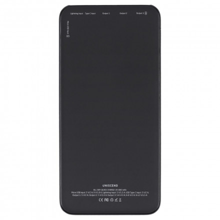 Аккумулятор Uniscend All Day Quick Charge PD 20000 мAч, черный