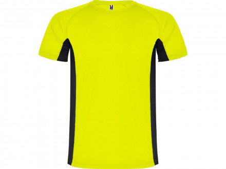 Спортивная футболка Shanghai детская, неоновый желтый/черный