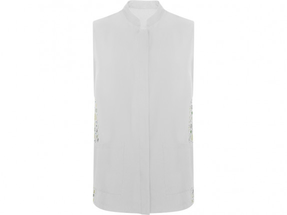 Жилет Aldany, белый/растительный принт