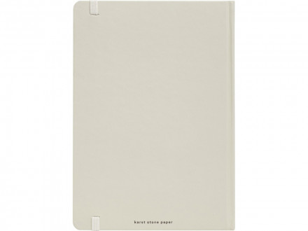 Блокнот в твердом переплете Karst формата A5, бежевый