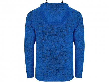 Толстовка на молнии Everest, меланжевый королевский синий