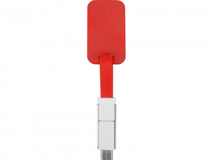 Зарядный кабель 3-в-1 Charge-it, красный