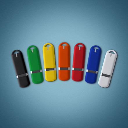 Флешка Memo, 8 Гб, оранжевая