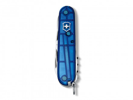 Нож перочинный VICTORINOX Climber, 91 мм, 14 функций, полупрозрачный синий
