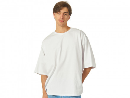 Футболка Berlin к/р оверсайз, 100% хлопок, 180гр, молочный