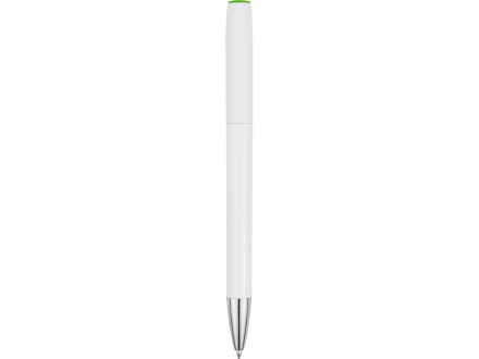 Ручка шариковая Локи, белый/зеленое яблоко