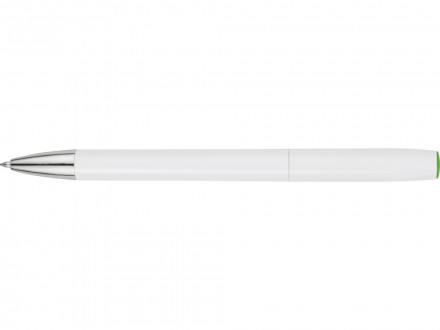 Ручка шариковая Локи, белый/зеленое яблоко