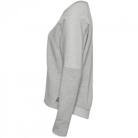 Толстовка женская QC Crew, серый меланж