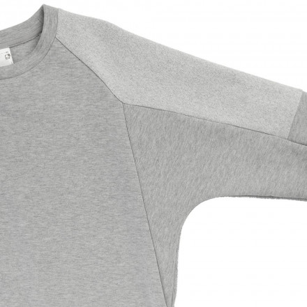 Толстовка женская QC Crew, серый меланж