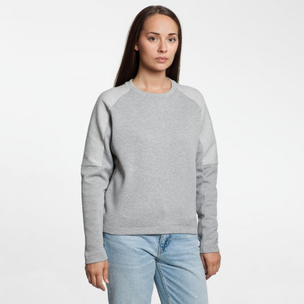 Толстовка женская QC Crew, серый меланж