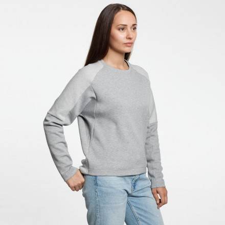 Толстовка женская QC Crew, серый меланж