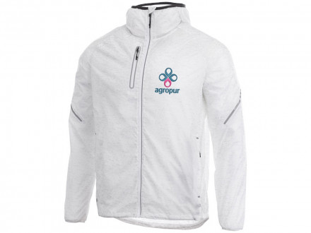 Куртка складная светоотражающая Signal мужская, белый