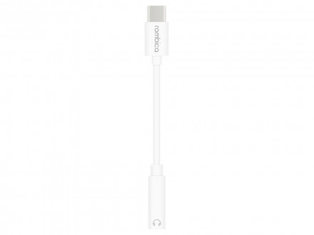 Rombica Type-C Adapter 3.5 White, белый