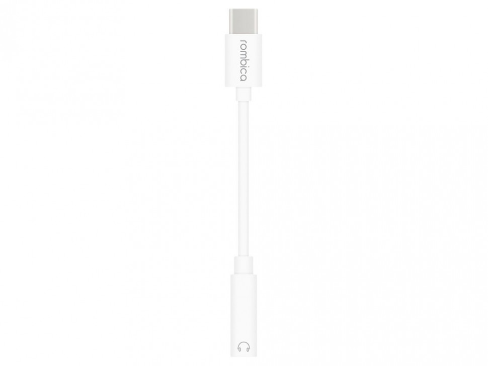 Rombica Type-C Adapter 3.5 White, белый