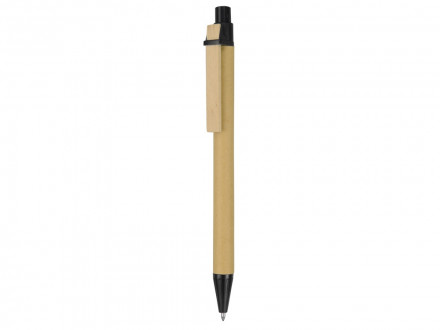 Блокнот Дейзи с ручкой, крафт/черный