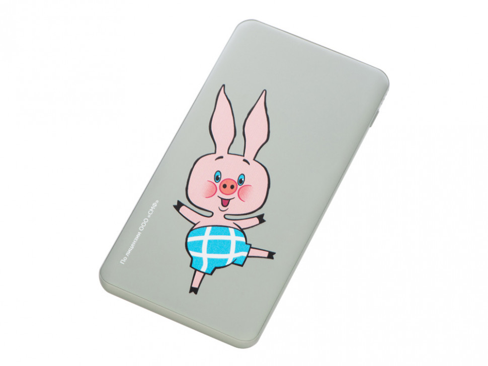 Внешний аккумулятор Винни-Пух, 5000 mAh, серый