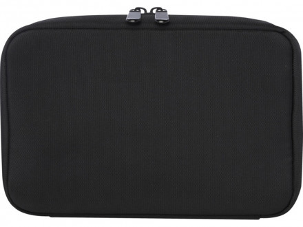 Сумка-органайзер Rise из материалов, переработанных согласно стандарту GRS - сплошной черный