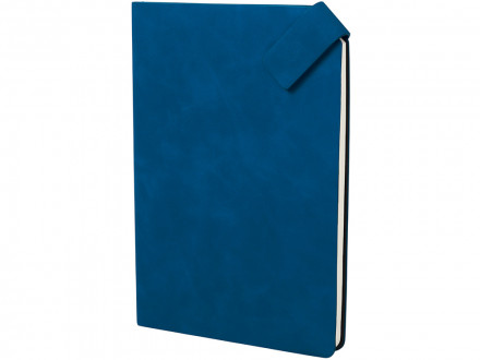 Блокнот А5 в гибкой обложке Chaplin, синий