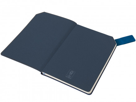 Блокнот А5 в гибкой обложке Chaplin, синий