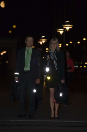 Светоотражатель «Футболка», красный