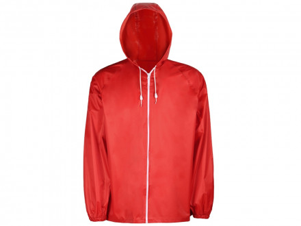 Короткий дождевик Maui из полиэстера, красный