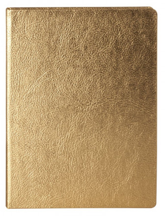 Блокнот Ingot, золотистый