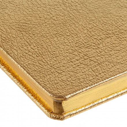 Блокнот Ingot, золотистый