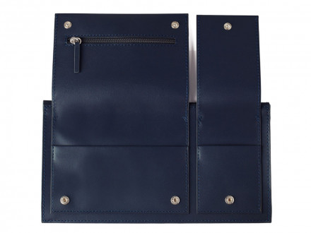 Тревел портмоне Flat, синий