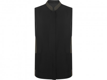 Жилет Aldany, черный/геометрический принт