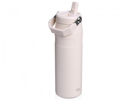Бутылка для воды объемом 700 мл с откидной трубочкой Stanley IceFlow™ 2.0 - Light pink