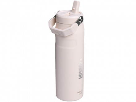 Бутылка для воды объемом 700 мл с откидной трубочкой Stanley IceFlow™ 2.0 - Light pink
