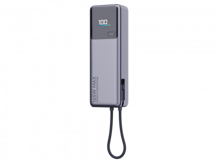 Внешний аккумулятор со встроенным кабелем Xiaomi 165W Power Bank 10000mAh (Integrated Cable) GL