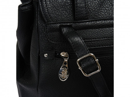 Рюкзак женский Beverly Hills Polo Club, черный/стальной