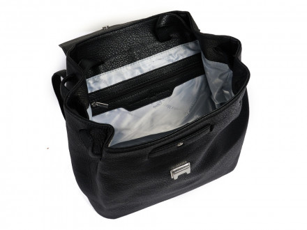 Рюкзак женский Beverly Hills Polo Club, черный/стальной