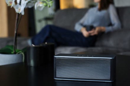 Беспроводная стереоколонка Uniscend Cube Rock, темно-серая