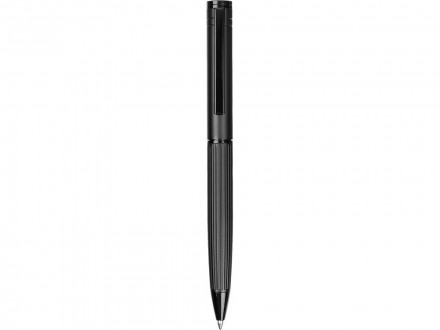 Набор из шариковой ручки и ручки-роллера с анодированным зеркальным слоем в подарочной коробке Monarch Black, черный