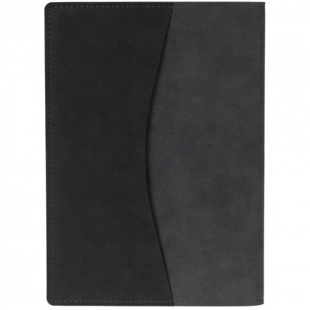 Ежедневник Reversible в суперобложке, недатированный, черный с серым