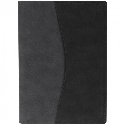 Ежедневник Reversible в суперобложке, недатированный, черный с серым