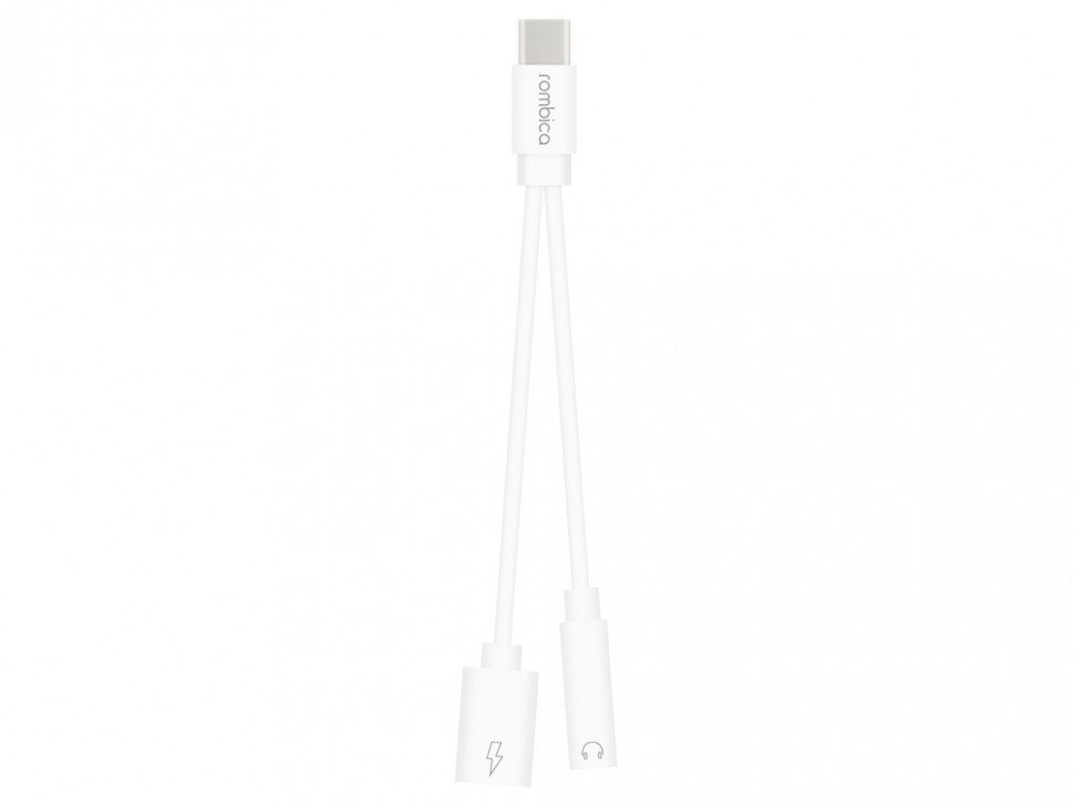 Rombica Type-C Adapter 3.5C, белый