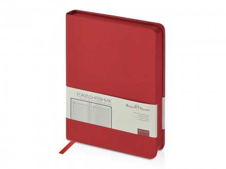 Ежедневник недатированный А6+ Megapolis Color, красный