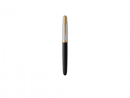 Перьевая ручка Parker 51 Premium Black GT, перо: M/F, чернила: Black,Blue, в подарочной упаковке