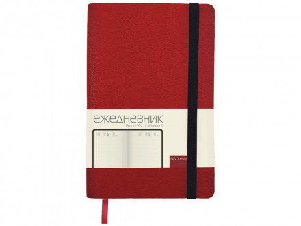 Ежедневник недатированный А5 Vincent, красный