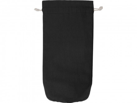 Хлопковая сумка для вина, черный