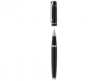 Ручка металлическая роллер VIP R, черный