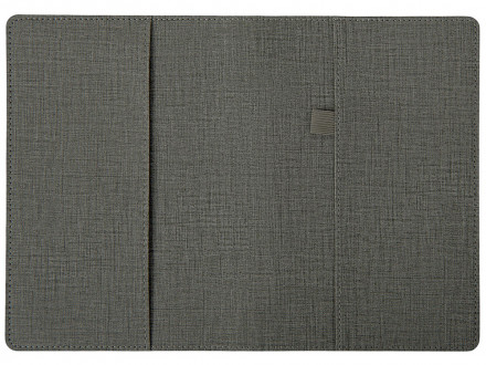 Двустороннее портфолио из рпет-фетра и искусственной кожи Felt, серый