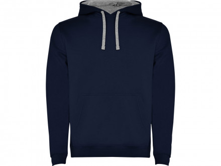 Толстовка с капюшоном Urban мужская, нэйви/серый меланж