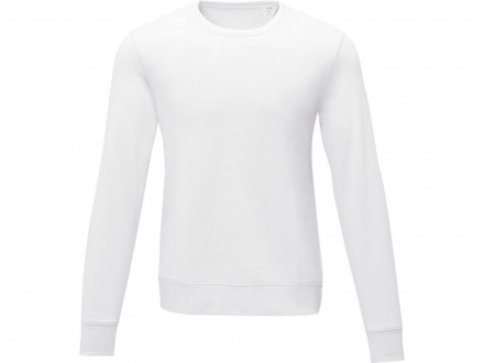 Мужской свитер Zenon с круглым вырезом, белый