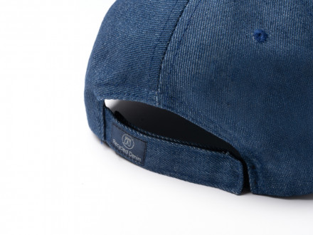Бейсболка 6 панельная ISBUD из переработанной джинсовой ткани
